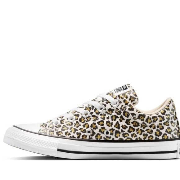 Converse Street Low Top Cheetah Sneakers - Picture 3 of 12